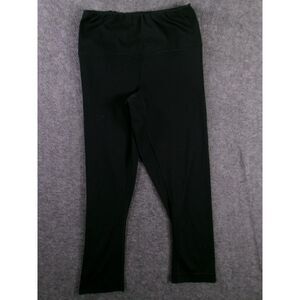 Yogalicious Leggings Women Small Black Cropped Athleisure Sporty Yoga Workout